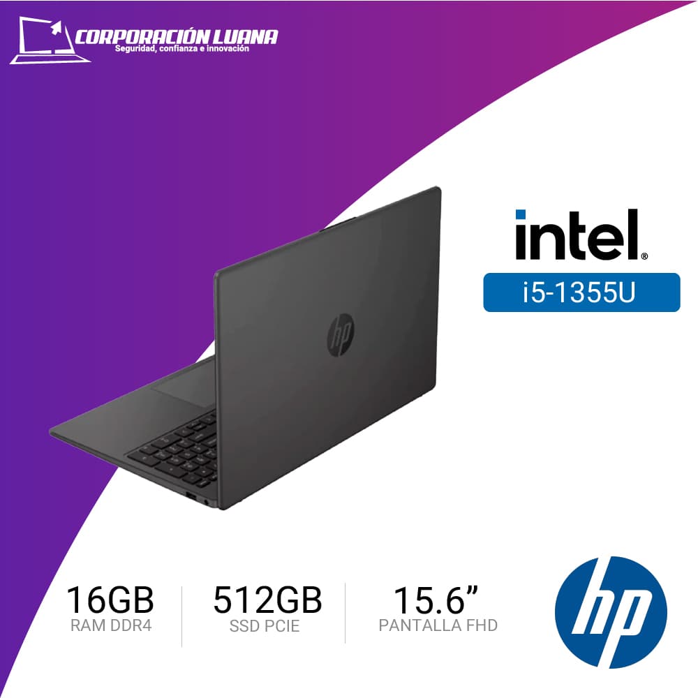LAPTOP HP 250 G10 INTEL CORE I5 1334U ( B5UW7AT#ABM ) RAM 16GB DDR4 | SSD 512GB | 15.6" HD | INTEGRADA | FREE OS