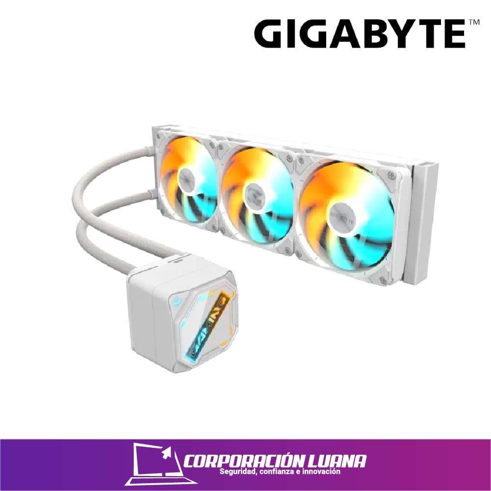 REFRIGERACION LIQUIDA GIGABYTE GAMING 360 ICE ( GP-GIGABYTE GME 360I ) BLANCO | LED ARGB | AMD/INTEL