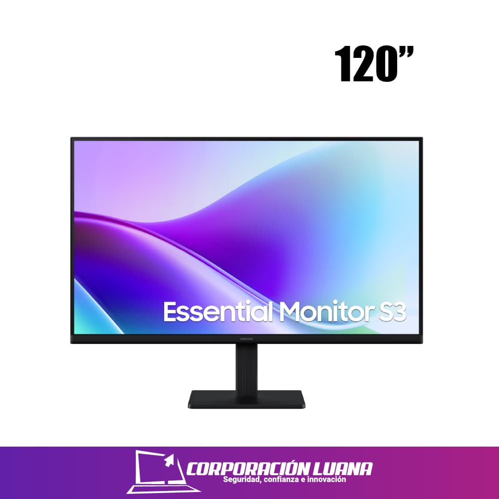 MONITOR SAMSUNG ESSENTIAL S3 27" ( LS27F320GANXZA ) IPS | FHD - 120HZ | 5MS | 2 HDMI