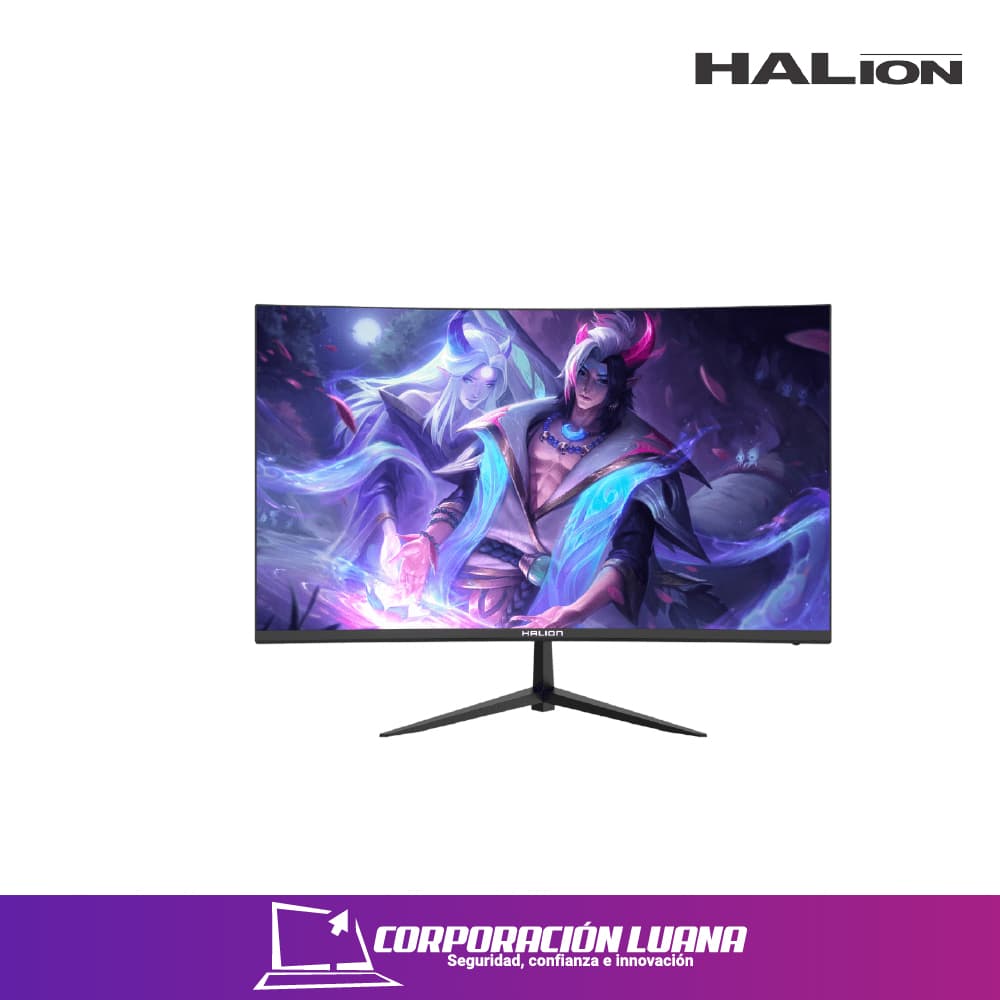 MONITOR HALION 24" CURVO ( HS2405FC ) VA | FHD - 144HZ | 1 MS | HDMI - VGA