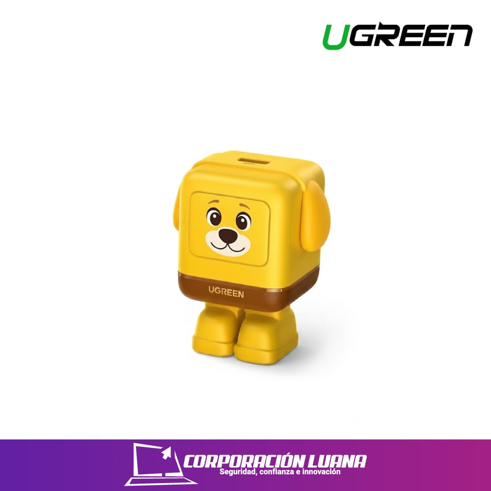 UGREEN CARGADOR GAN FAST CHARGER ( 85351 ) TYPE - C | PERRITO | AMARILLO