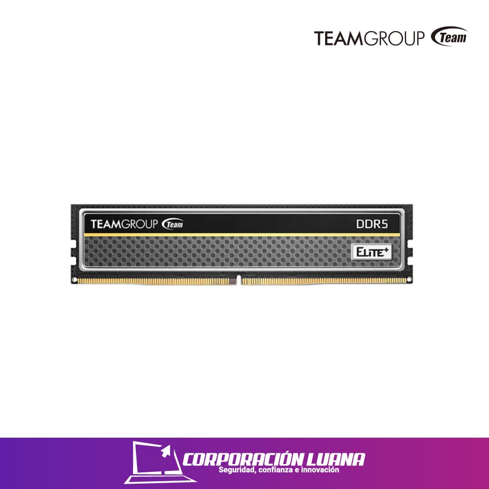 MEMORIA RAM TEAMGROUP T-ELITE 16GB 5600 MHZ ( TPBD516G5600HC46BK ) DDR5 | CL46
