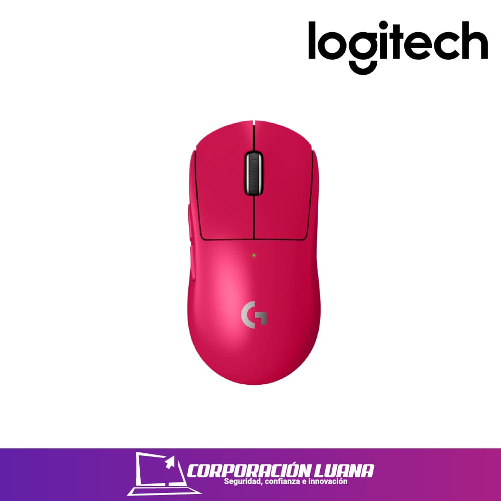 MOUSE LOGITECH PRO X SUPERLIGHT 2 (910-006795) WIRELESS / POWERPLAY / 32.000DPI / 2K HZ / SENSOR OPTICO HERO 2 / MAGENTA