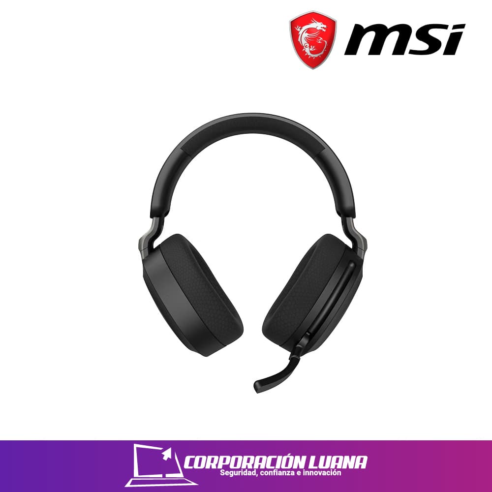 AUDIFONOS INALAMBRICOS MSI MAESTRO 500 W ( MAESTRO-500-W-BLACK ) C/MICROFONO | NEGRO