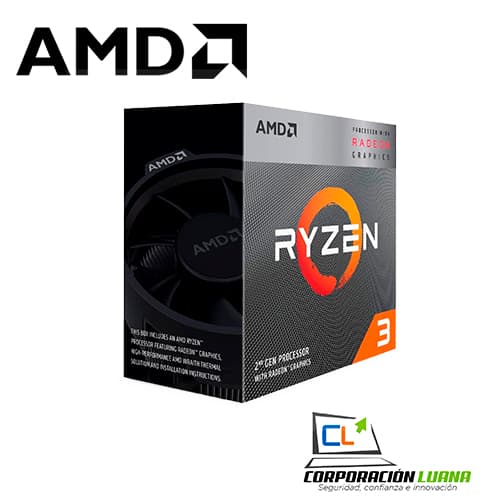 PROCESADOR AMD RYZEN 3 3200G ( YD3200C5FHBOX ) 3.6GHZ-6.0MB | AM4                                                                                     