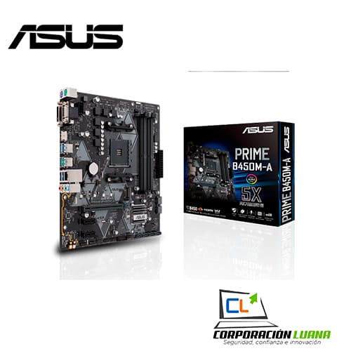 MOTHERBOARD ASUS PRIME B450M A ( 90MB0YR0-M0AAYC ) AM4 | DDR4