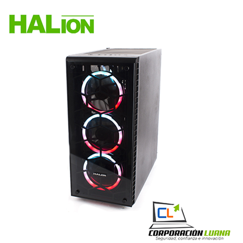 CASE HALION STINGRAY ( STINGRAY C3903 ) S/ FUENTE | 2 PANEL VIDRIO | 4 LED RGB                                                                        