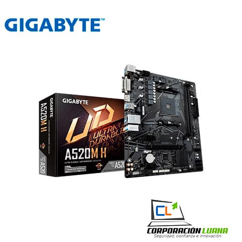 MOTHERBOARD GIGABYTE A520M H ( MBGIA520MH ) AM4 | DDR4