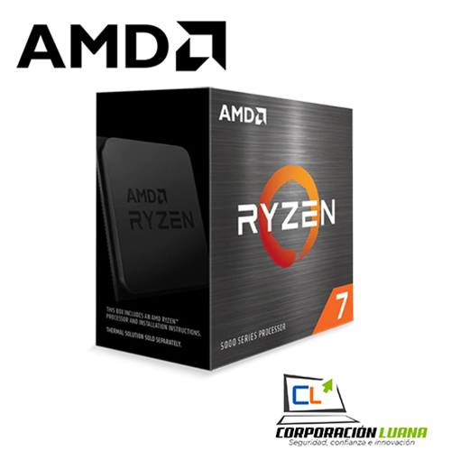 PROCESADOR AMD RYZEN 7 5800X  8 CORE 4.7 GHZ AM4 RETAIL 100-100000063WOF
