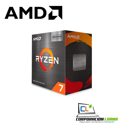 PROCESADOR AMD RYZEN 7 5800X3D ( 100-100000651WOF ) 3.40GHZ - 4.5GHZ | 8 CORES | CACHE 96 MB | AM4