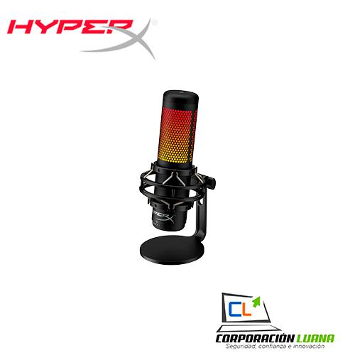 MICROFONO HYPERX QUADCAST S STANDALONE ( HMIQ1S-XX-RG/G ) USB | LED RGB