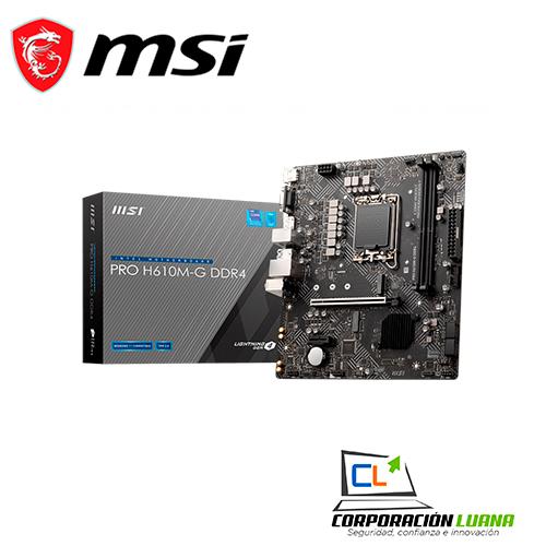 MOTHERBOARD MSI H610M-G ( 911-7D46-008 ) LGA1700 | DDR4