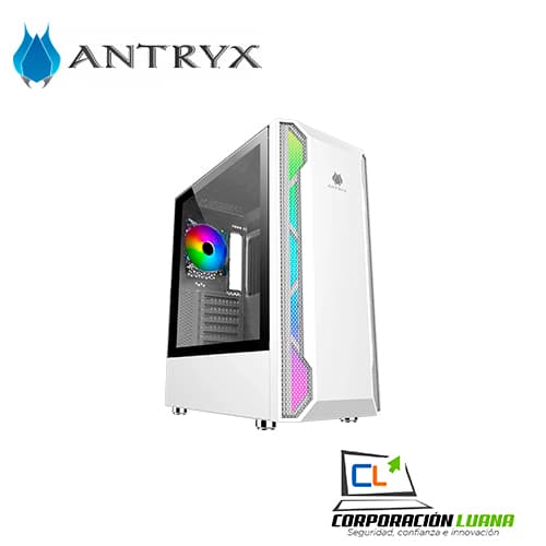 CASE ANTRYX RX 430U ( AC-RX430UW ) S/FUENTE | BLANCO | LED RGB