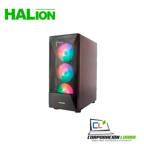CASE HALION POLARIS ( CR13 ) C/FUENTE 500W | X4 FAN - LED RGB