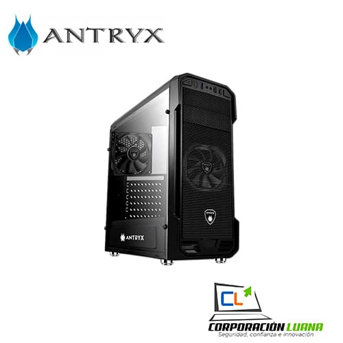 CASE ANTRYX RX 350 PERFORMANCE ( AC-RX350K3-600CP ) C/FUENTE 600 WTS | X2 FAN | TEMPLADO