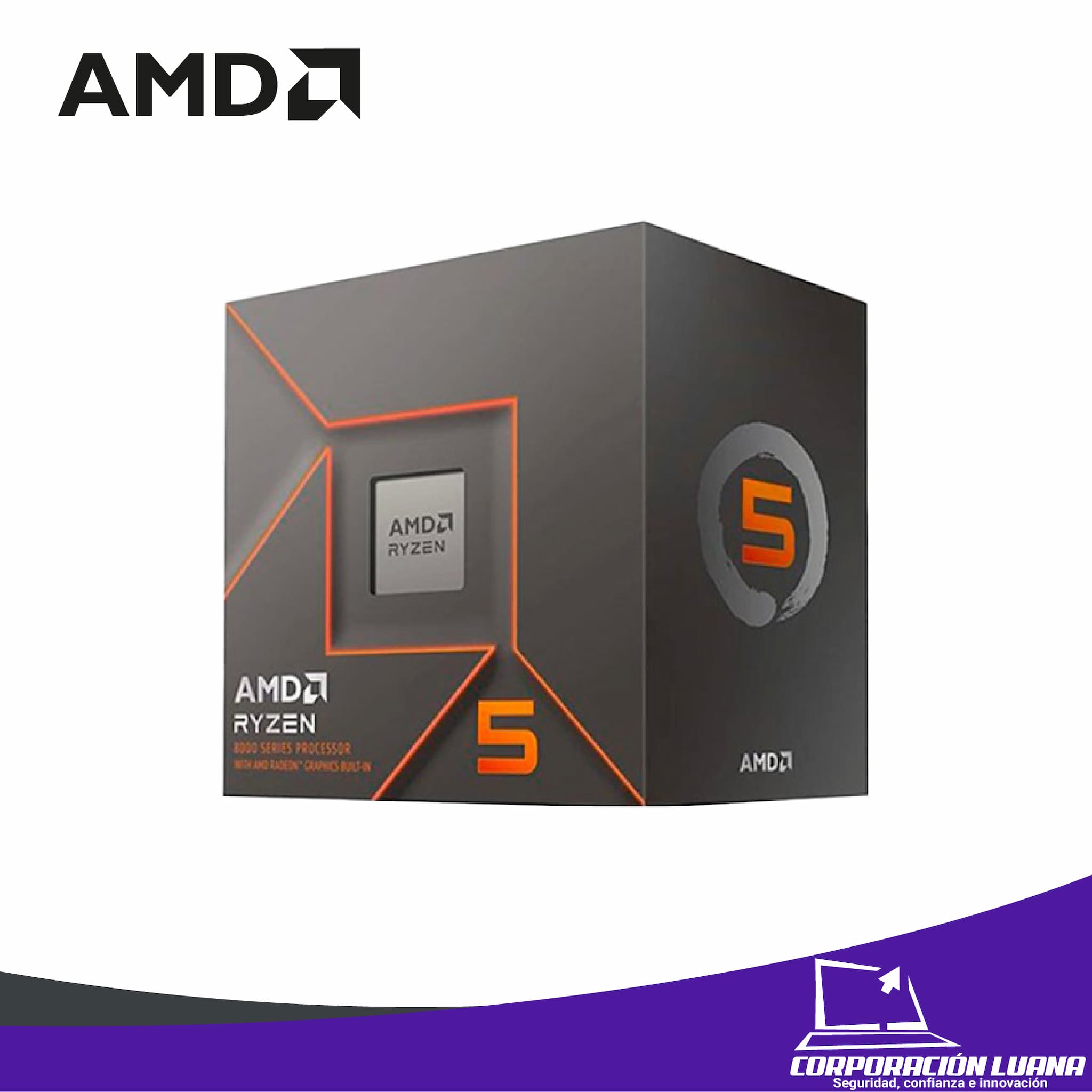 PROCESADOR AMD RYZEN 5 8500G ( 100-100000931BOX ) AM5 | 3.5GHZ - 5.0GHZ | 16MB