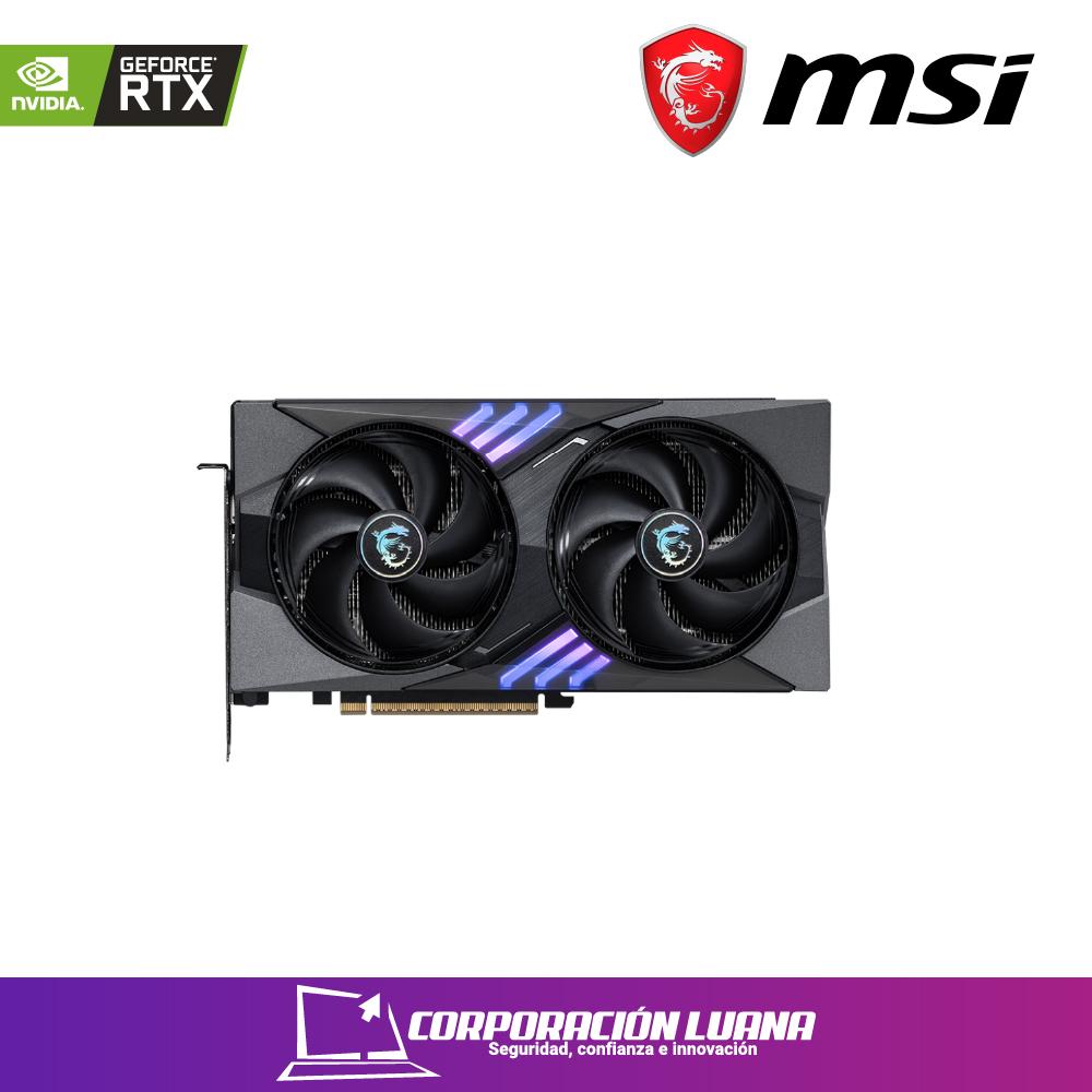 TARJETA DE VIDEO MSI RTX 5060 TI GAMING ( 5060 TI 8G GAMING OC ) 8GB - GDDR7 | 2 FAN | X3 DP - 1 HDMI | 128 BIT | LED RGB