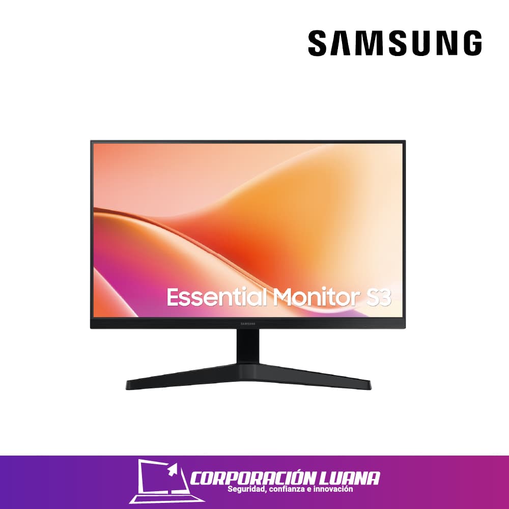 MONITOR SAMSUNG 24" S3 ESSENTIAL ( LS24F330EALXPE ) VA | 100HZ - 5MS | FHD | HDMI
