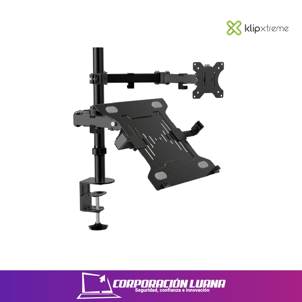 RACK KLIP XTREME 13" - 32" ( KMM.301 ) SOPORTE PARA MONITOR Y LAPTOP