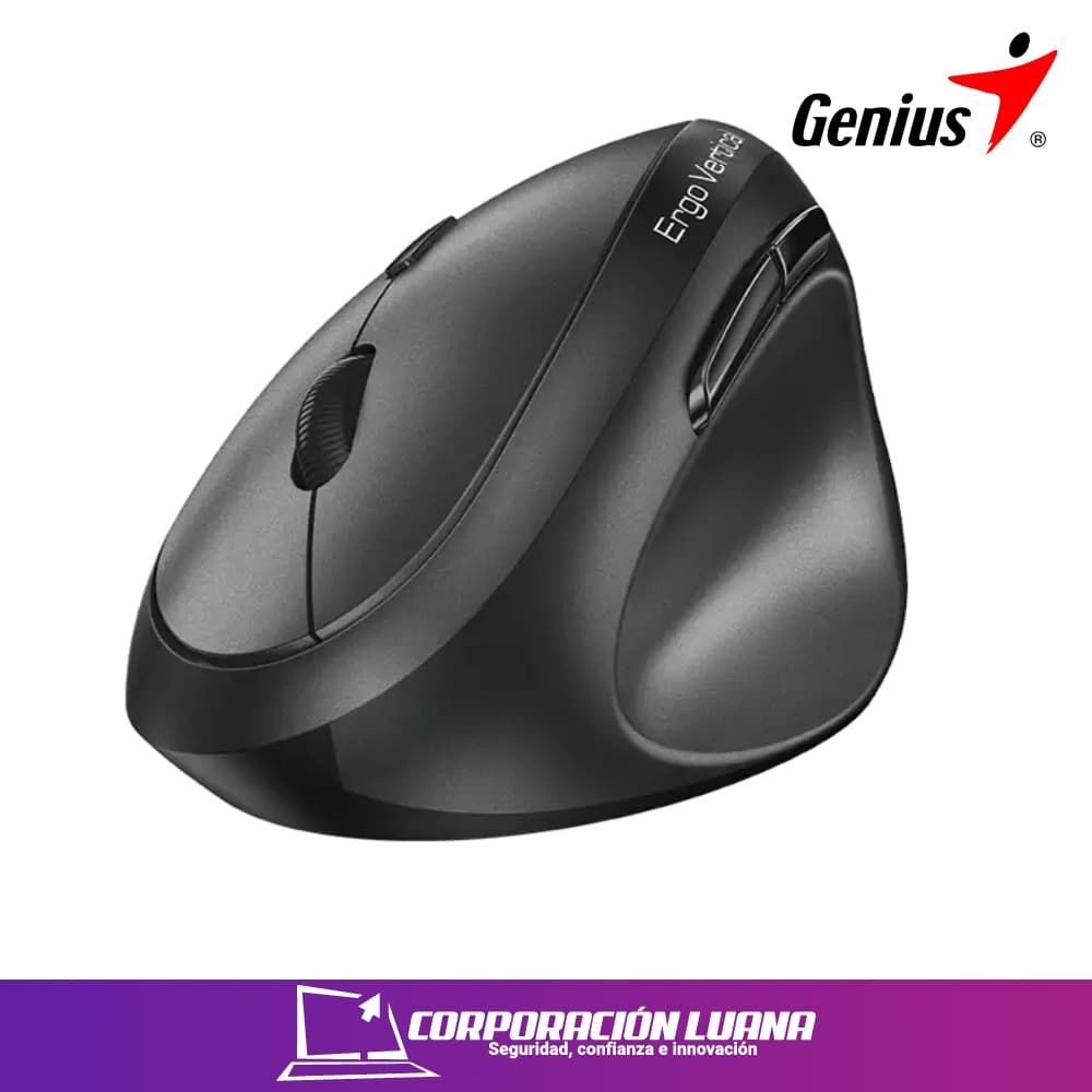 MOUSE GENIUS INALAMBRICO VERTICAL ERGO 8350S ( 31030041400 ) WIRELESS - BT | COPILOT IA NEGRO