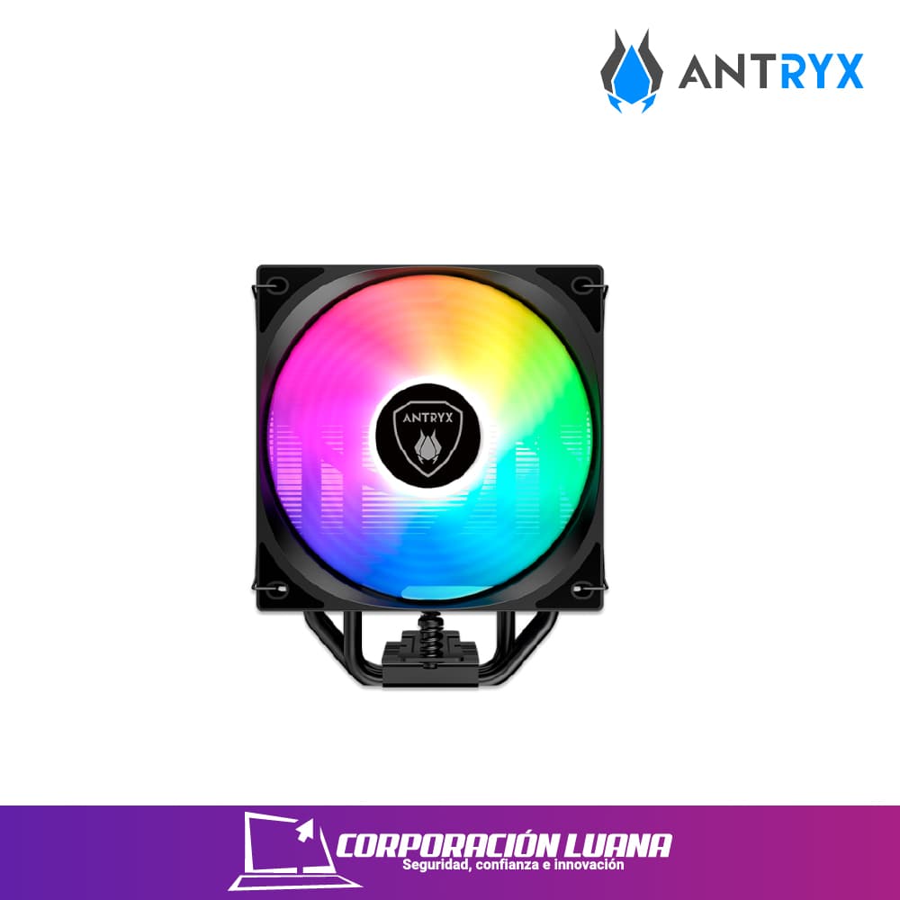 COOLER PARA PROCESADOR ANTRYX MIRAGE 450 ( ACC-450 ) DIGITAL | NEGRO | LED RGB | AMD - INTEL