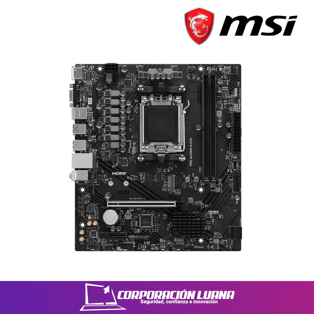 MOTHERBOARD MSI PRO A620AM-B EVO ( PRO A620AM-B-EVO ) DDR5 | AM5