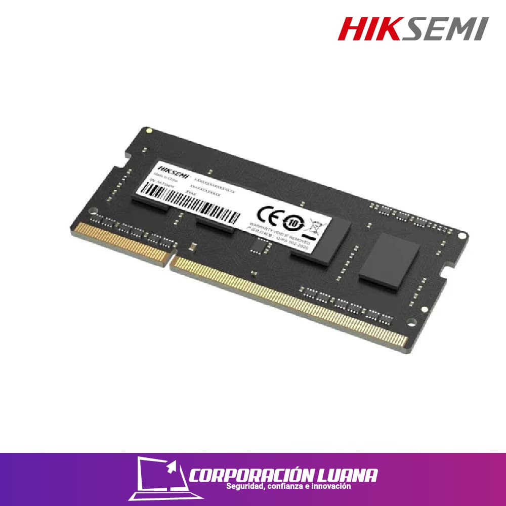 MEMORIA RAM P/LAPTOP HIKSEMI 8GB 2666 MHZ ( HSC408S26Z1 8G ) DDR4 | CL19 - 1.2V