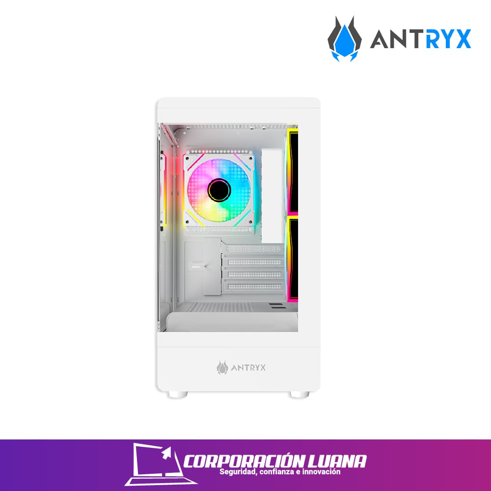CASE ANTRYX GAMER FX 630M INFINITY ( AC-FX630MW ) S/FUENTE | BLANCO | X3 FANES | ARGB