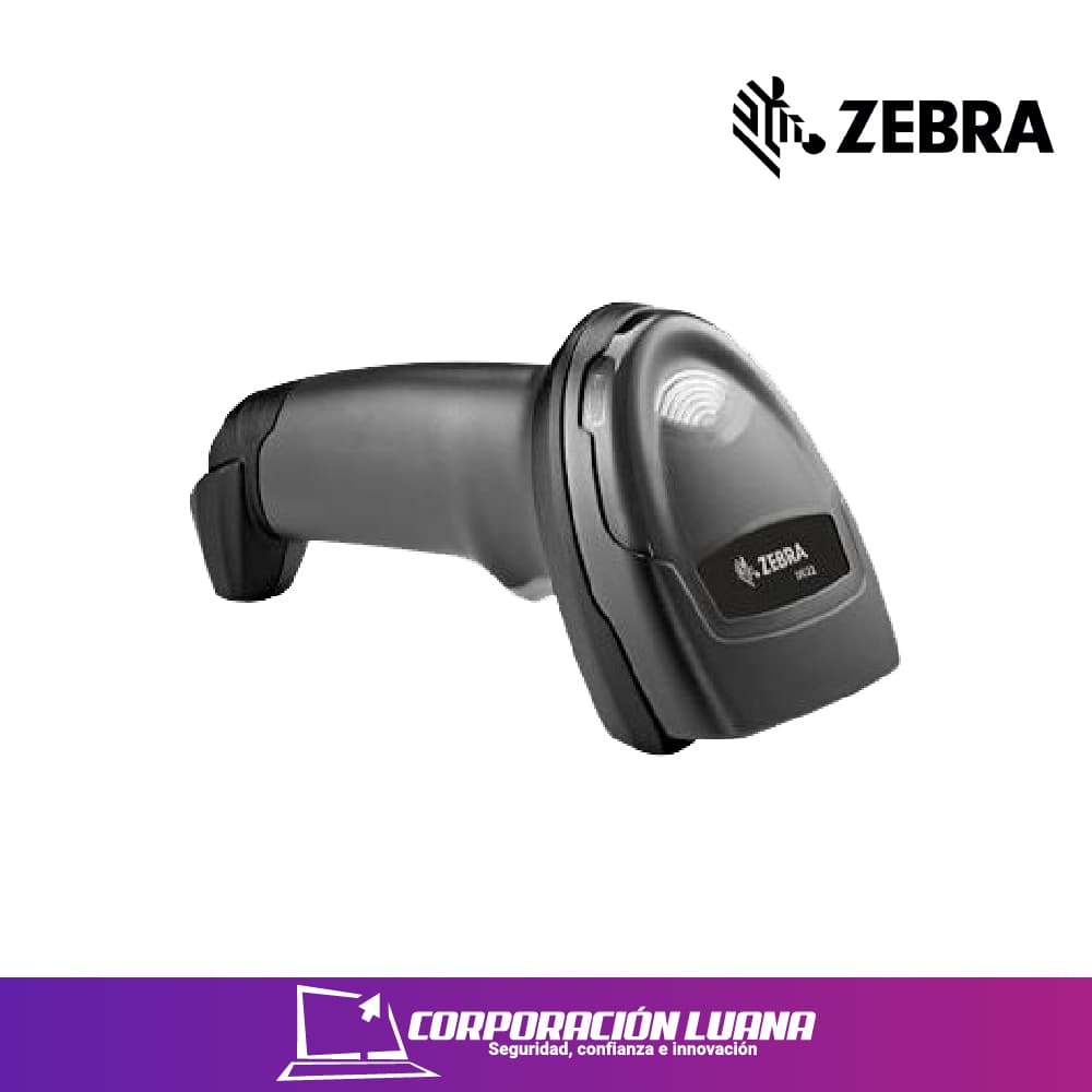 LECTOR DE CODIGO DE BARRAS ZEBRA DS2208 ( DS2208-SR7U2100SGW ) NEGRO | USB + SOPORTE