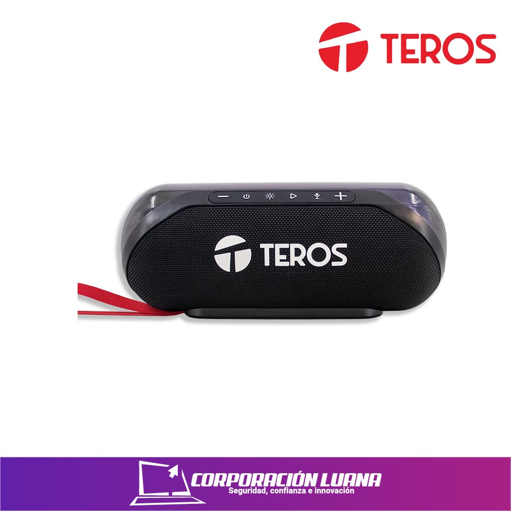 PARLANTE TEROS INALAMBRICO ( TE-6047N ) BT 5.3 | FM | 20W | RGB | NEGRO