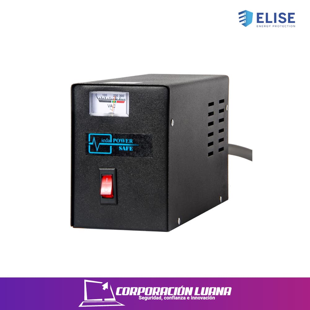 ESTABILIZADOR SOLIDO MONOFASIO ELISE IEDA 4 TOMAS( LCR20-4.5% ) 2KVA | 220VAV