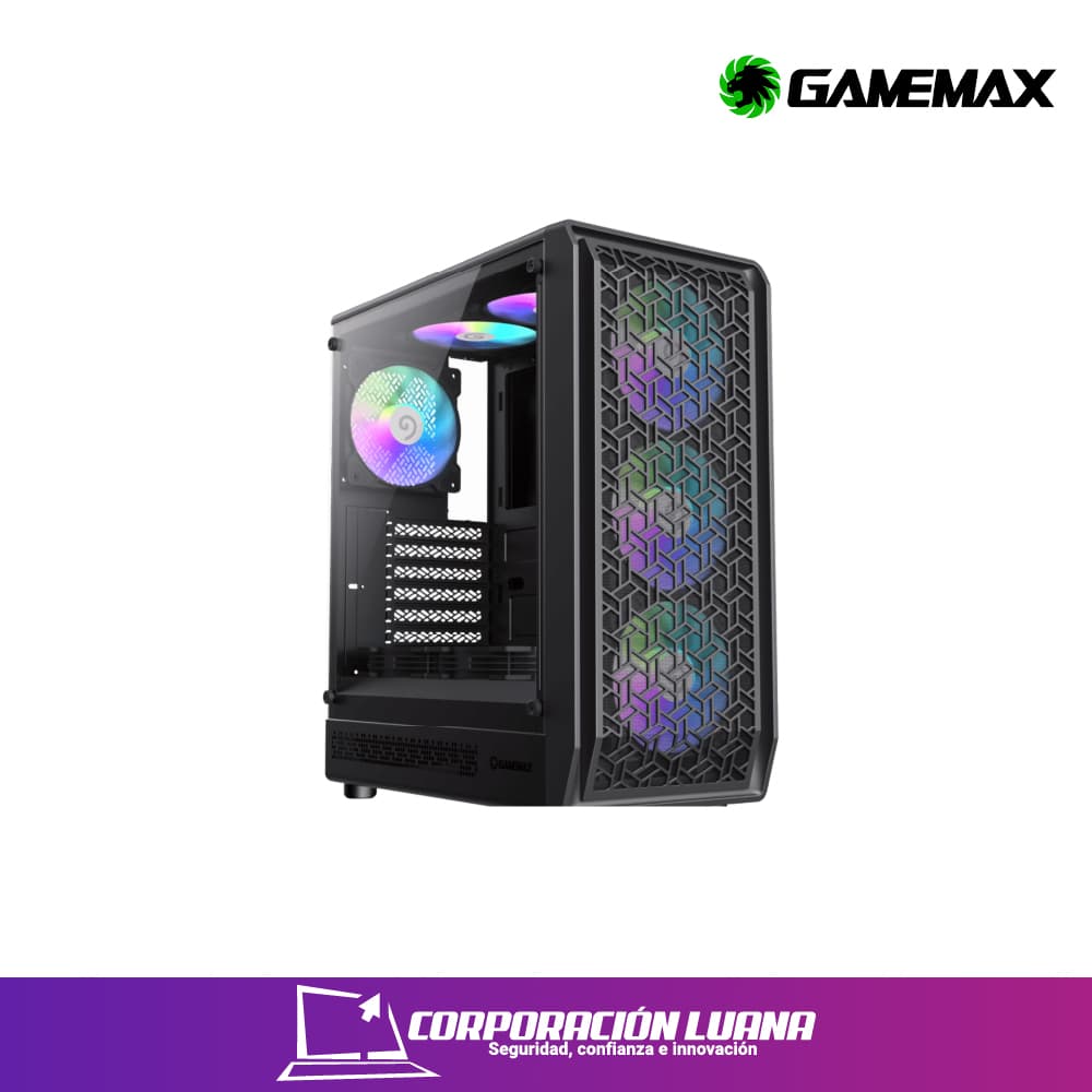CASE GAMER GAMEMAX FORGE AB MALLA ( AGAFOSF ) S/FIENTE | X6 FANES ARGB