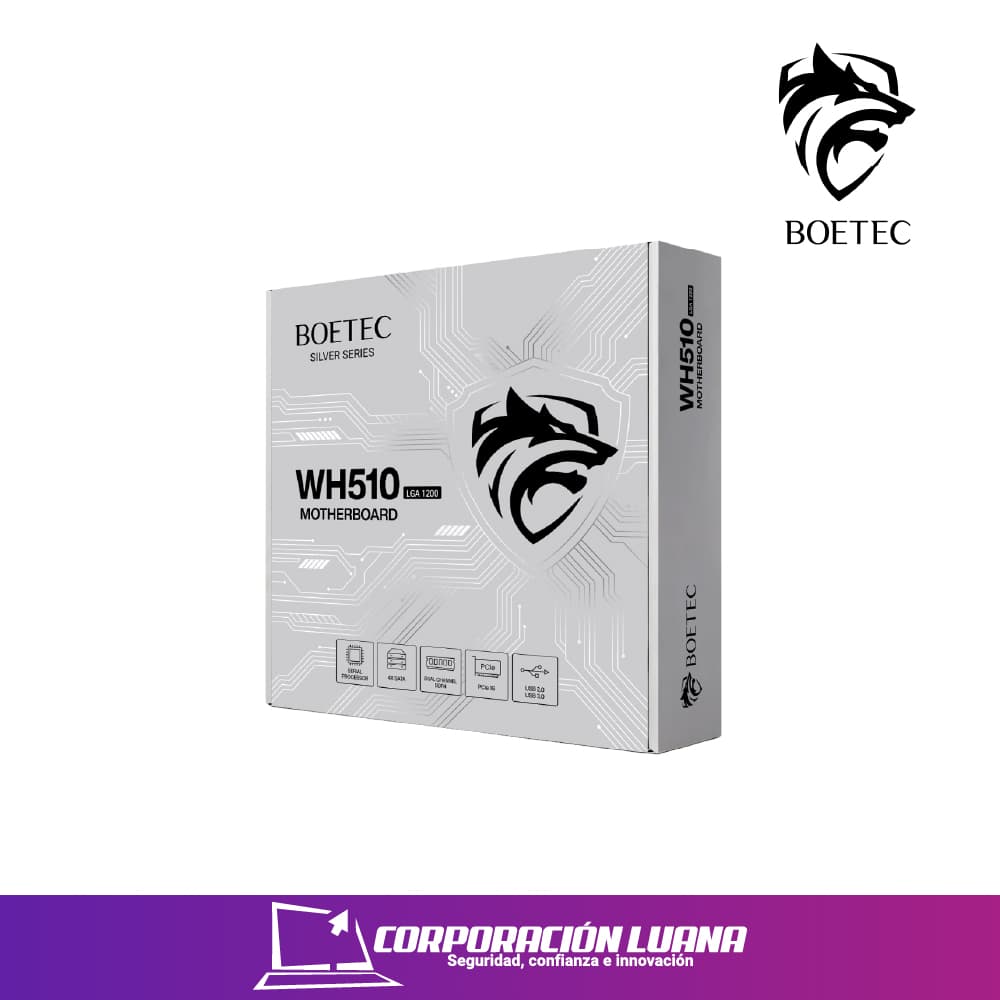 MOTHERBOARD BOETEC ( WH510 M.2 ) DDR4 | COMPATIBLE 10TH - 11TH | LGA1200